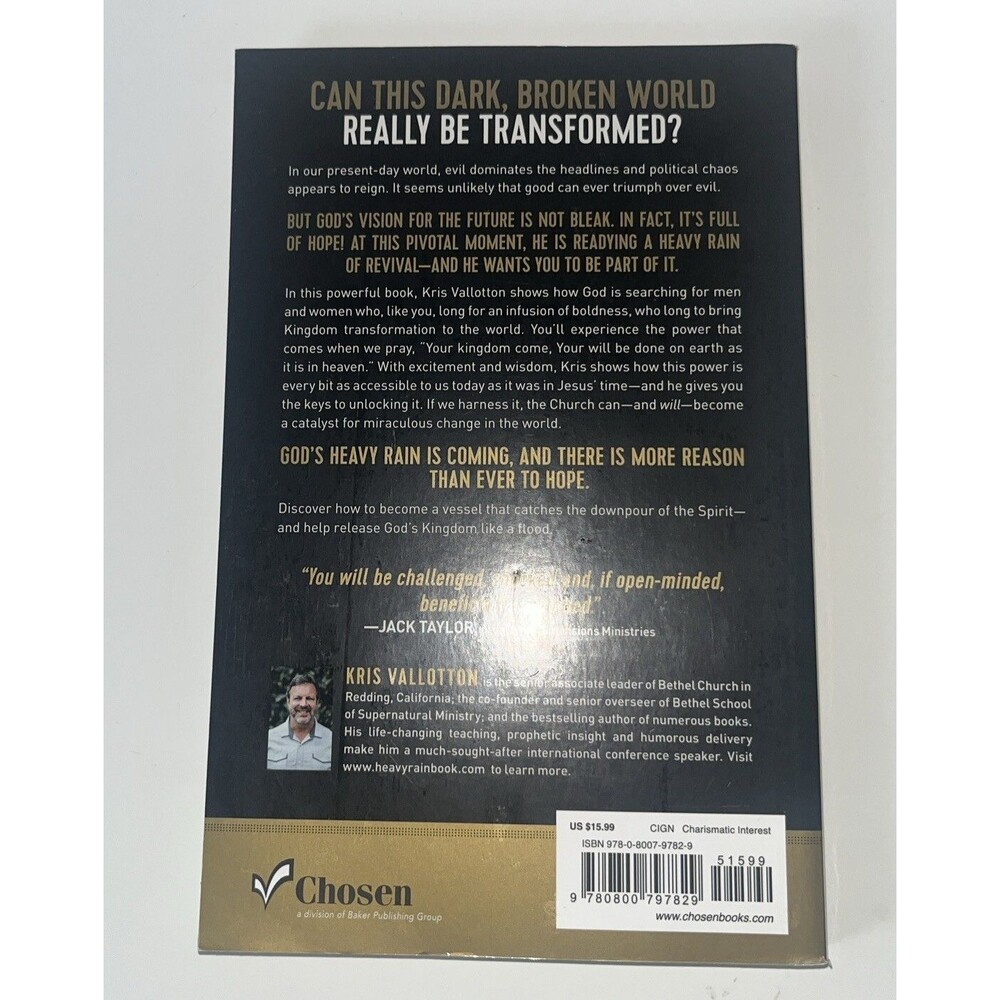 Heavy Rain : How to Flood Your World with God's Transforming Power by Kris... - Picture 2 of 4